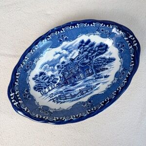 W. H. Grindley | Vintage English Country Inns Small Oval Dish